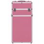 Voir la diapositive 2 : VIDAXL Chariot de maquillage Aluminium Rose
