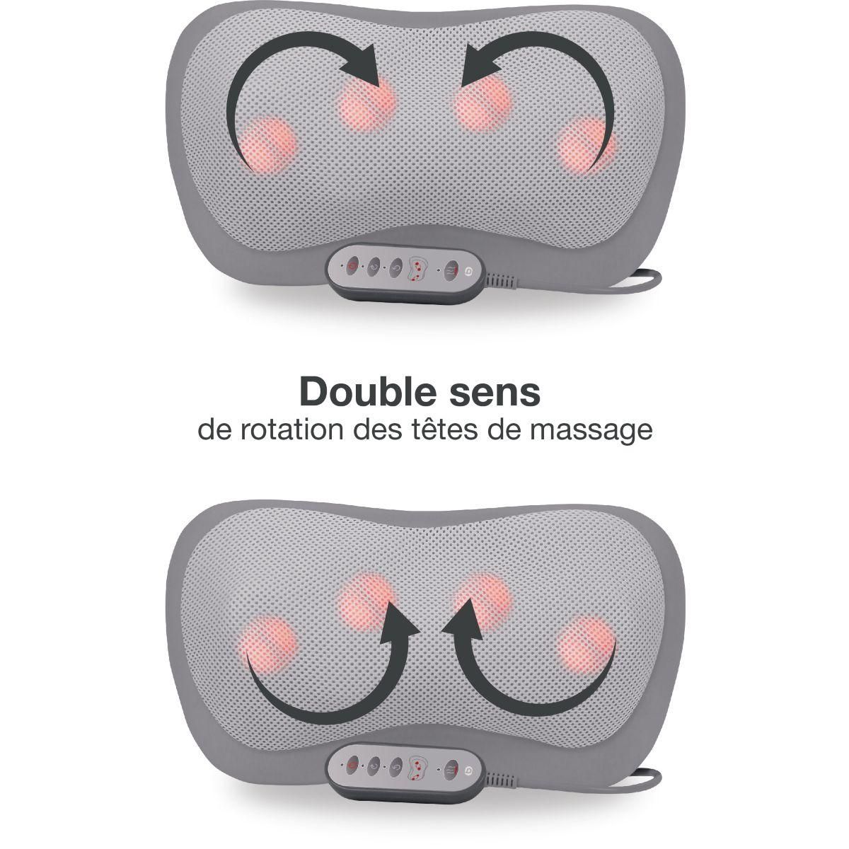 ESSENTIEL B Coussin massant chauffant rechargeable eden