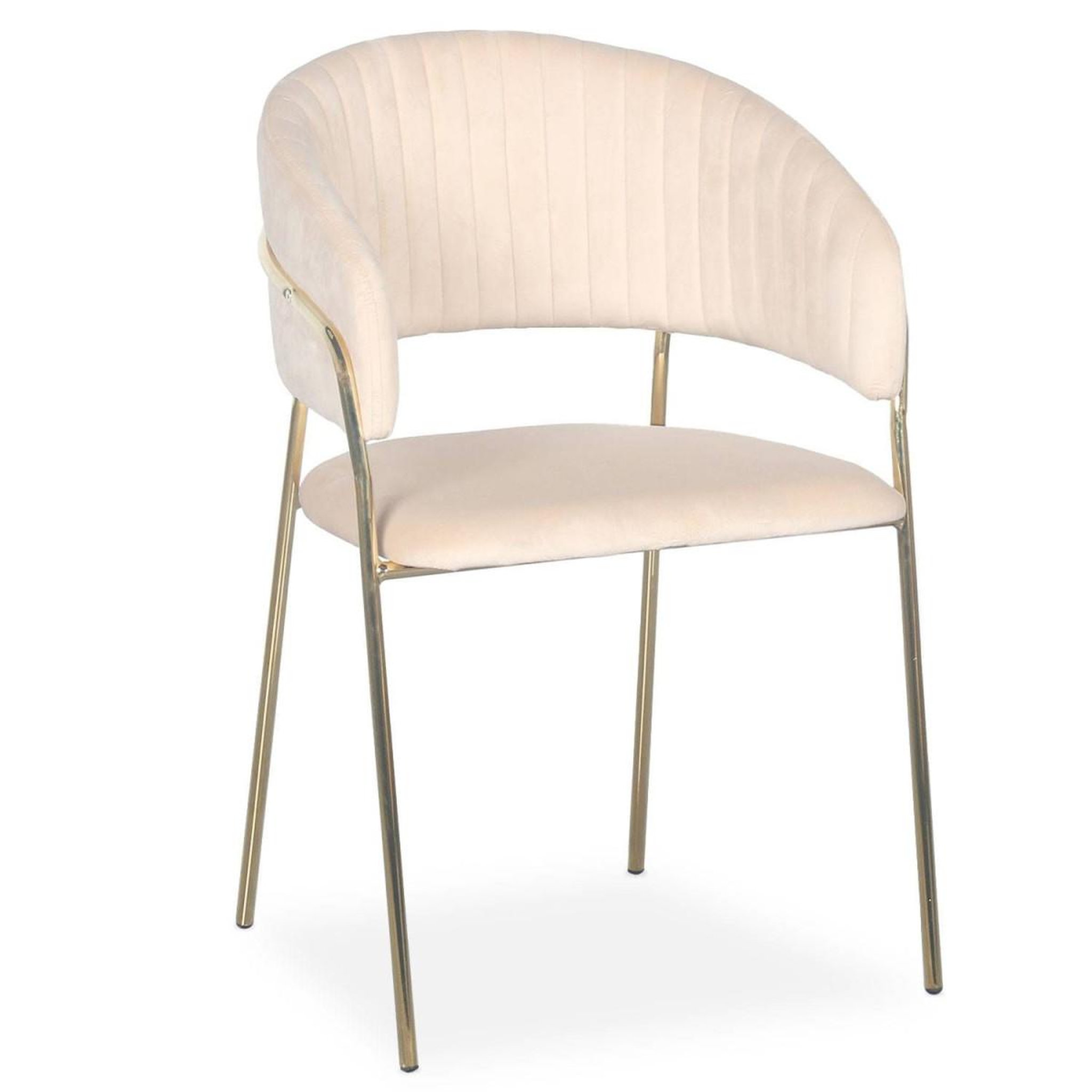 Voir la diapositive 2 : Paris Prix Lot de 8 chaises en velours  batora  79cm beige