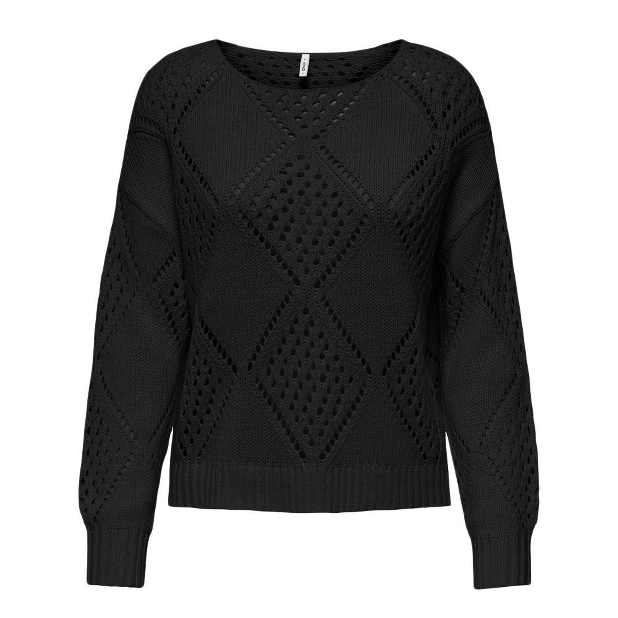 Voir la diapositive 1 : Only Pull Noir Femme Only Patricia
