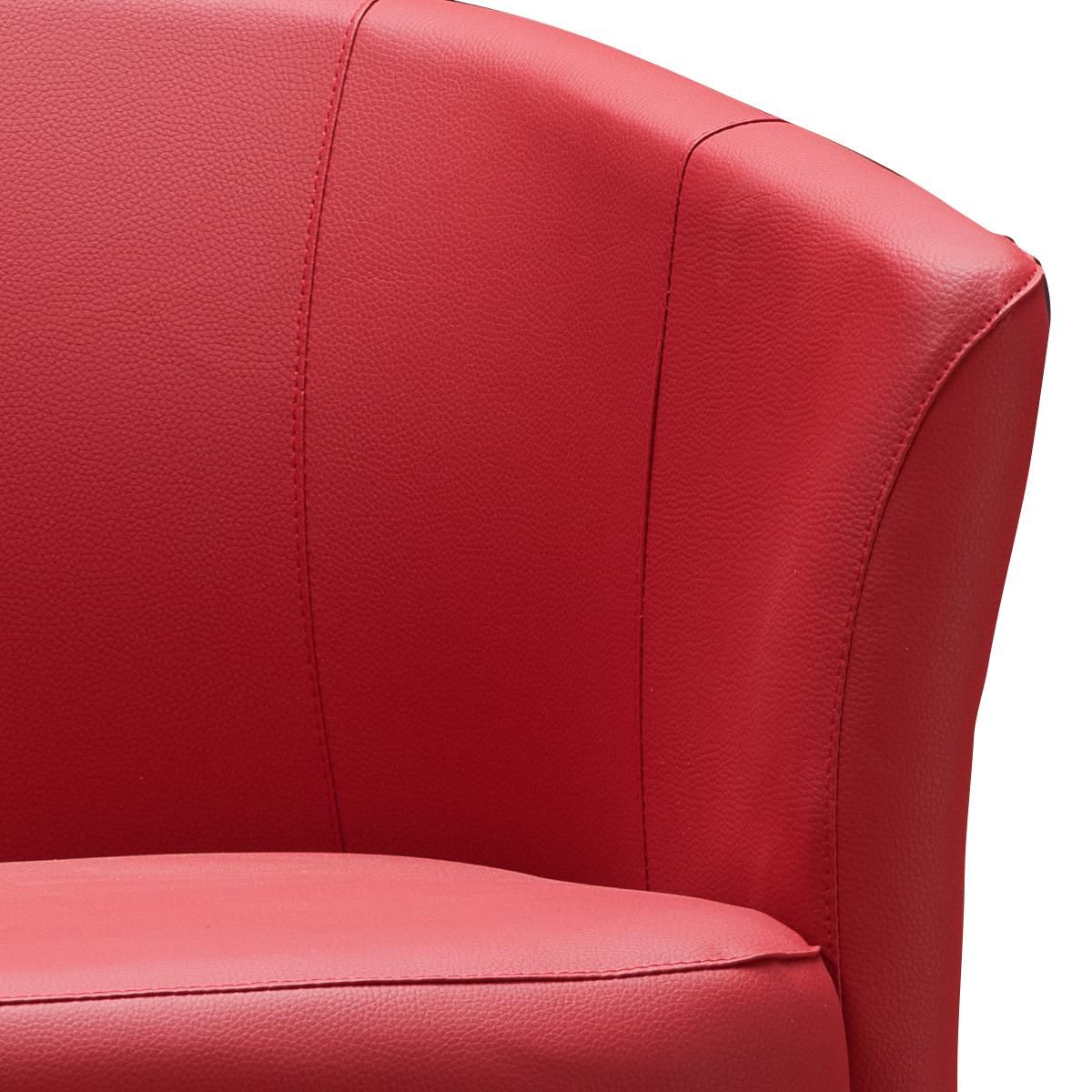 Fauteuil cabriolet + Pouf ROMA