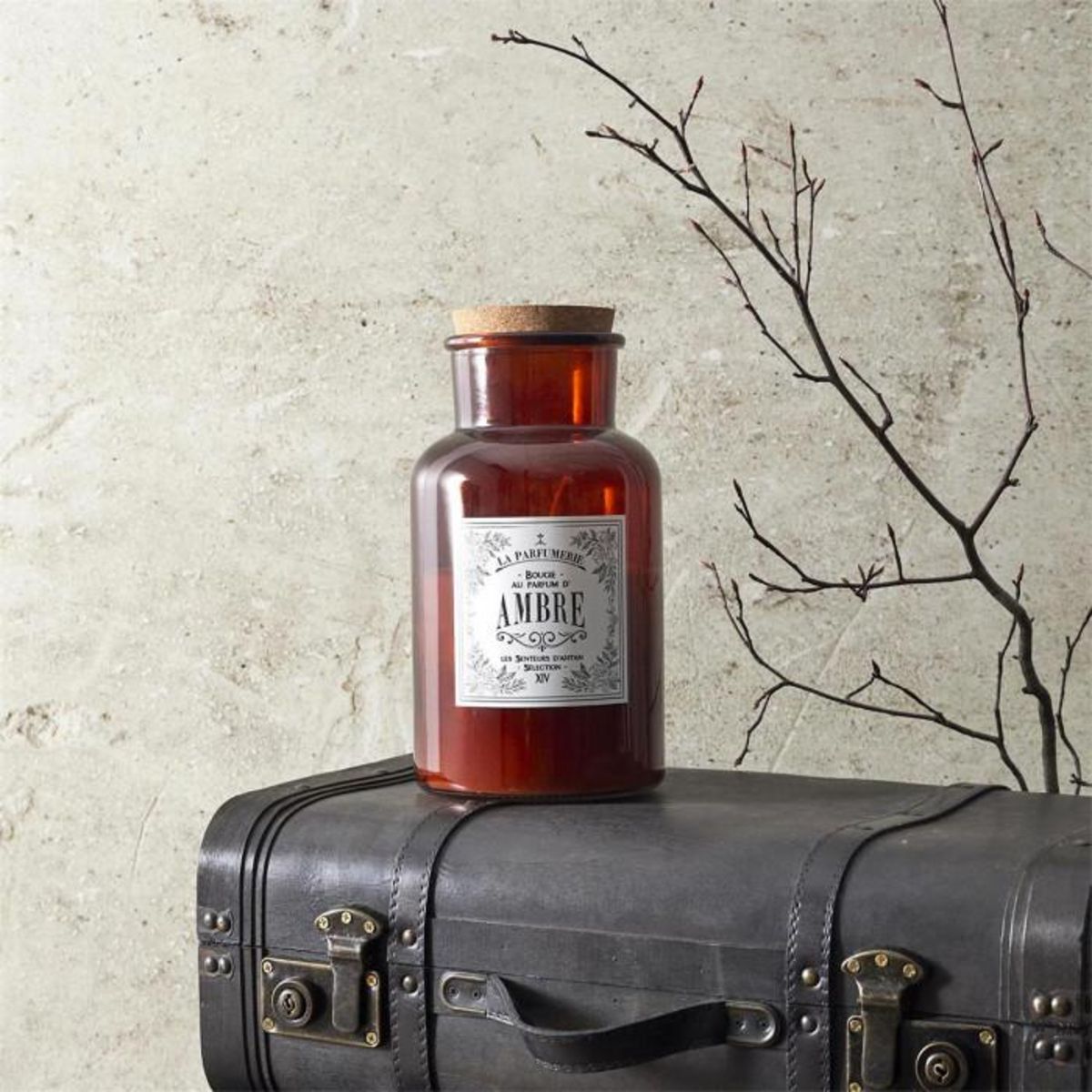 Paris Prix Bougie Parfumée Déco  Maison Tradition  1400g Ambre