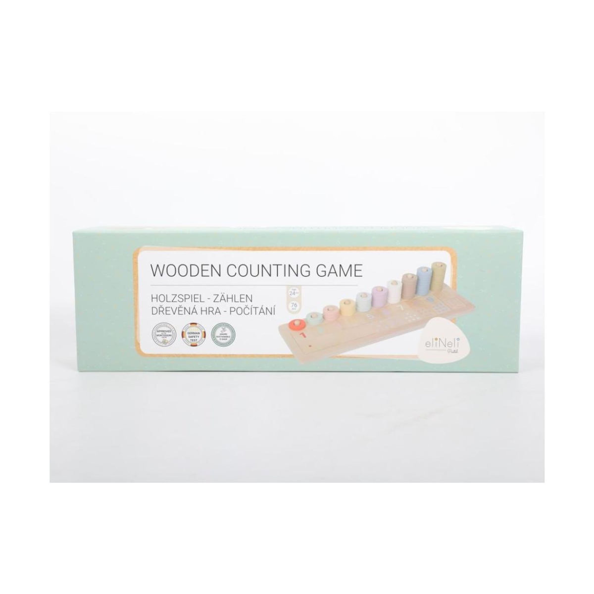 ELINELI Compteur Montessori en bois