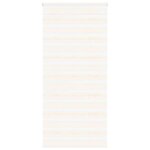 VIDAXL Store zebre beige marbre largeur du tissu 100,9 cm polyester
