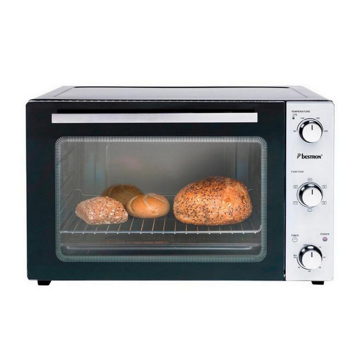 Bestron Four grill 55l 2000w noir/inox - aov55