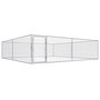 Voir la diapositive 1 : VIDAXL Chenil exterieur pour chiens Acier galvanise 4x4x1 m