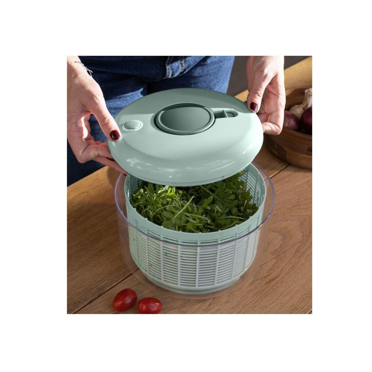 LIVOO Essoreuse à salade vert - MEN434