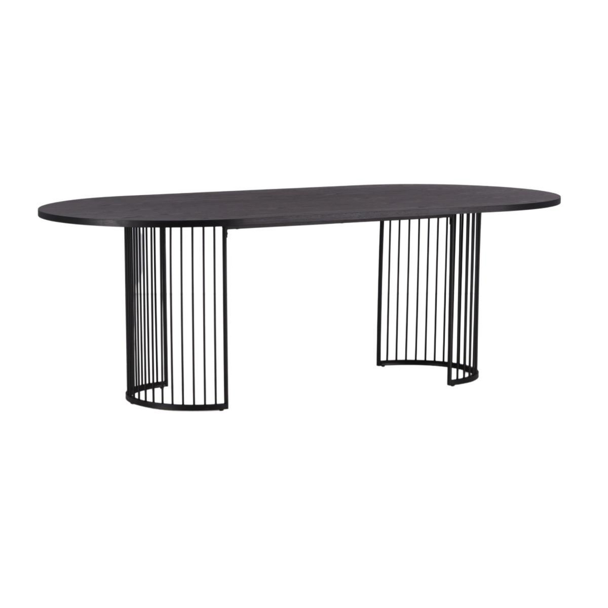 Paris Prix Table à manger ovale  hamneskär  220cm noir