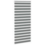 Voir la diapositive 3 : VIDAXL Store zebre gris fonce largeur du tissu 100,9 cm polyester