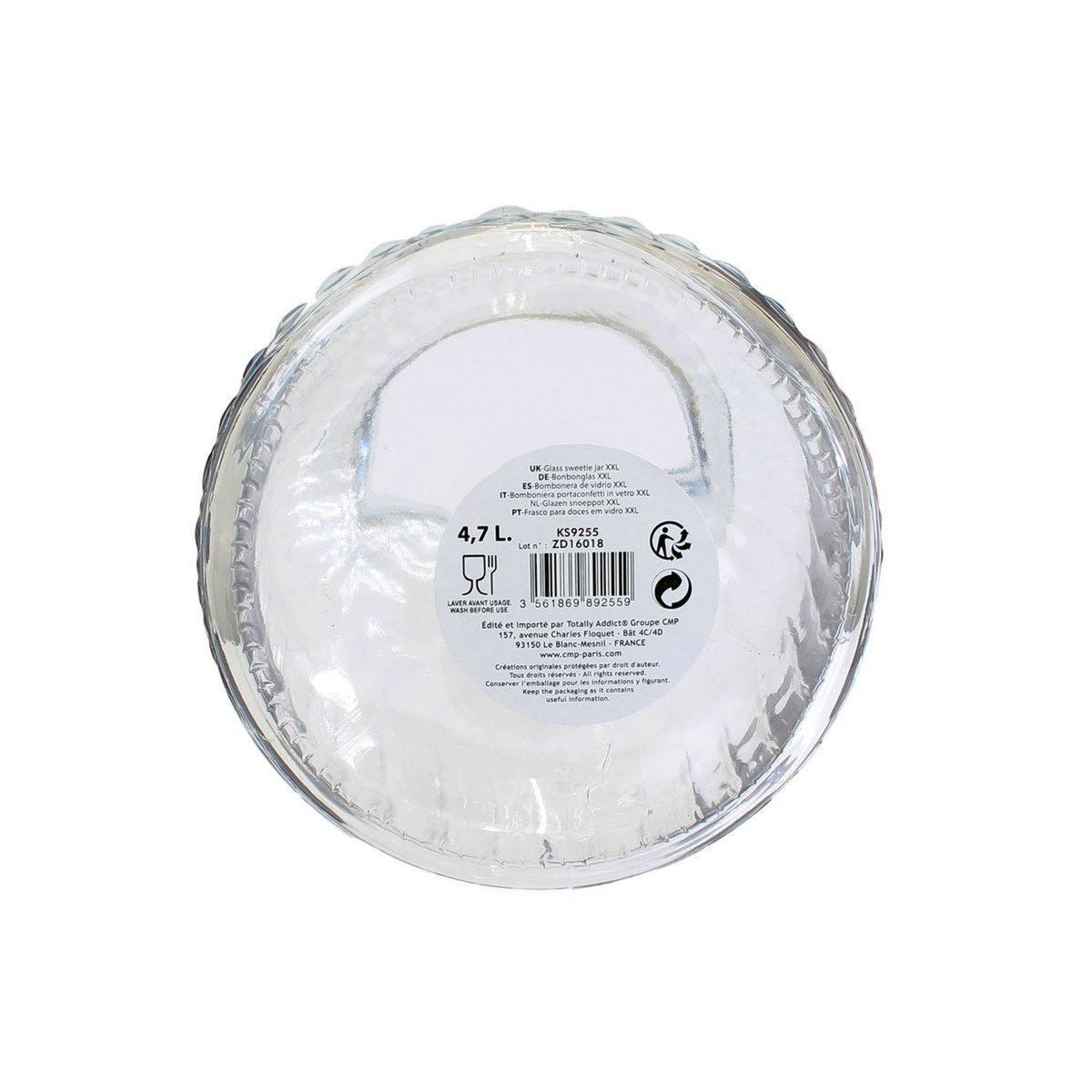 Bonbonnière XXL verre