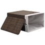 Voir la diapositive 3 : VIDAXL Panier a linge rectangulaire Bambou Marron fonce