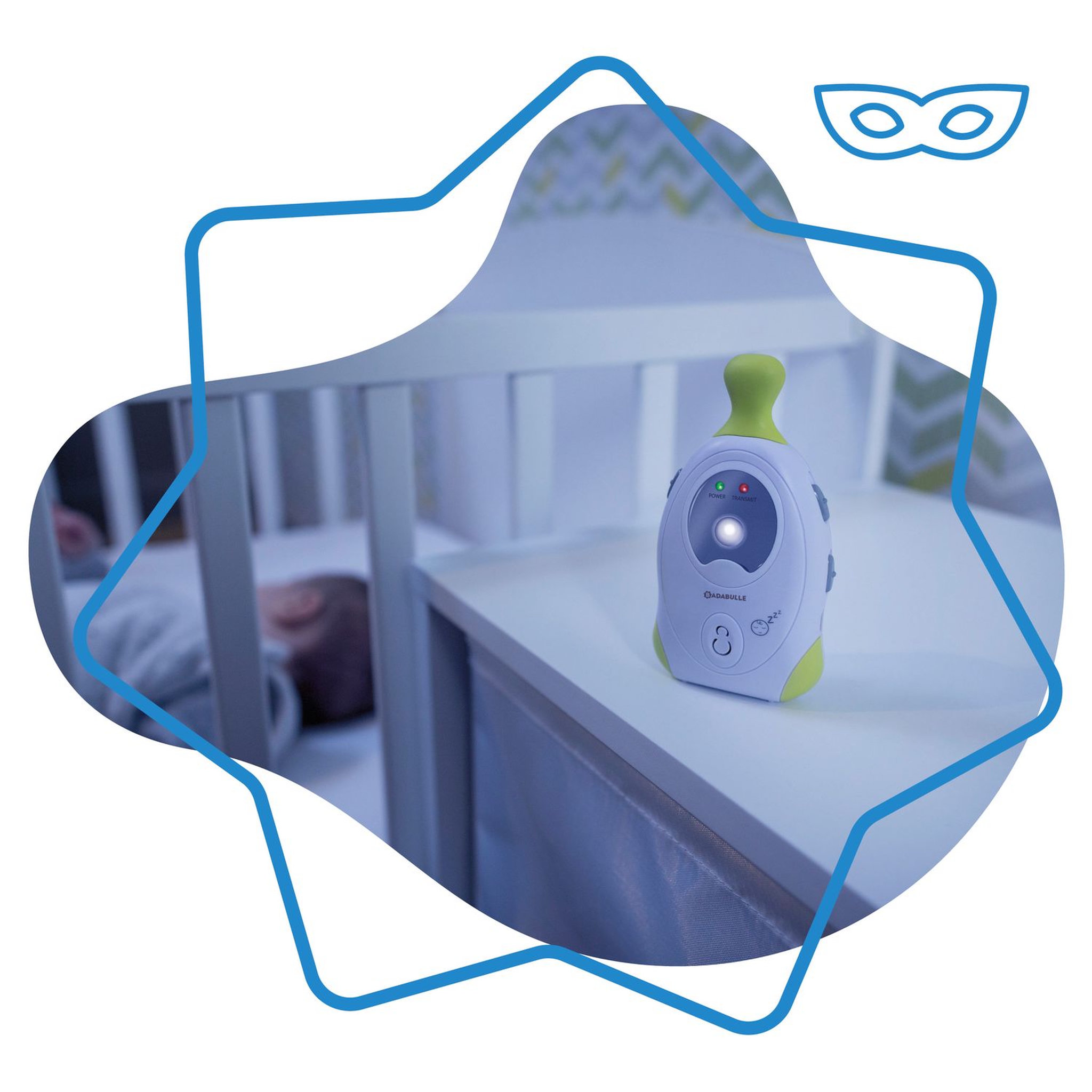 Voir la diapositive 2 : BADABULLE Babyphone Baby Online 300 m+