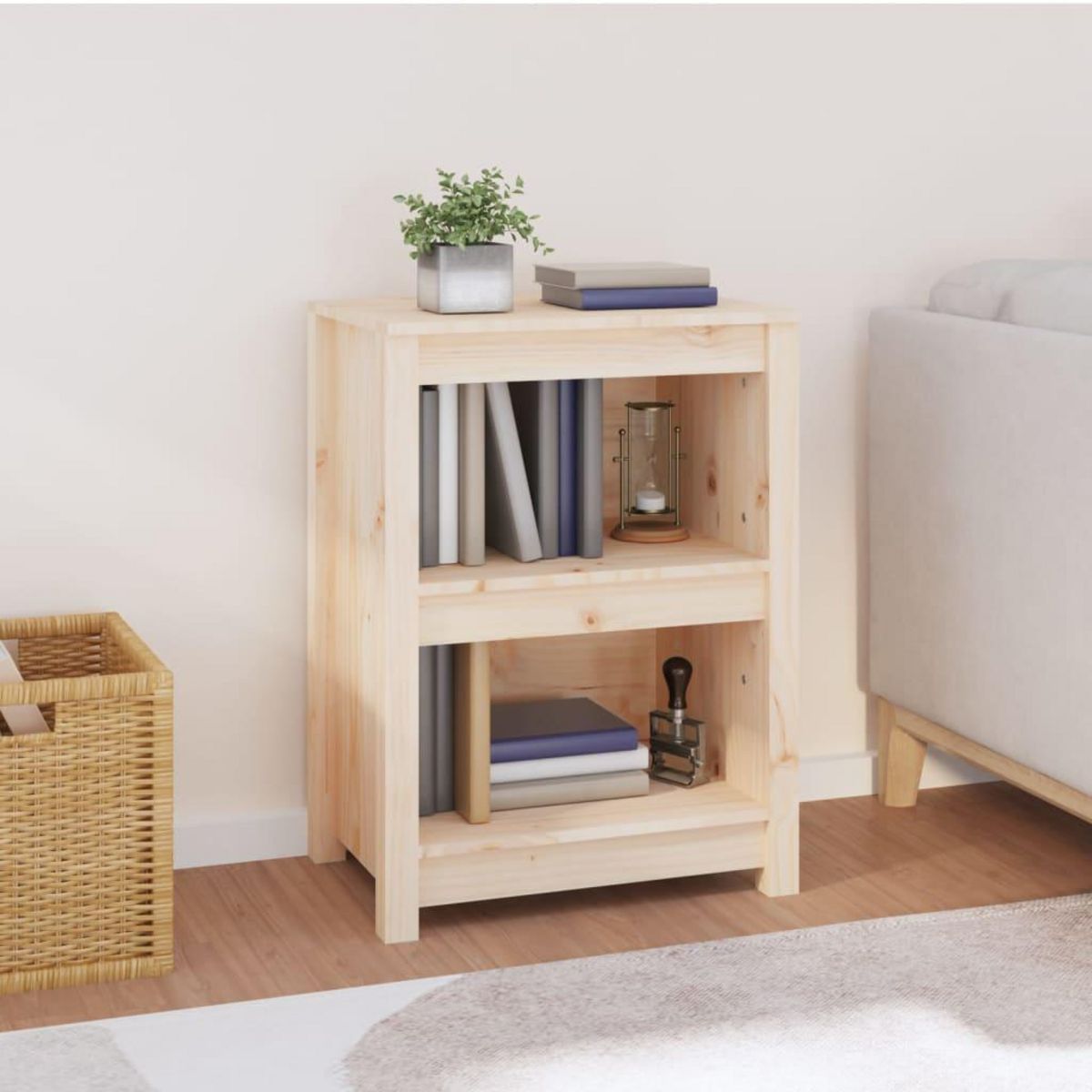 VIDAXL Bibliotheque 50x35x68 cm Bois de pin massif