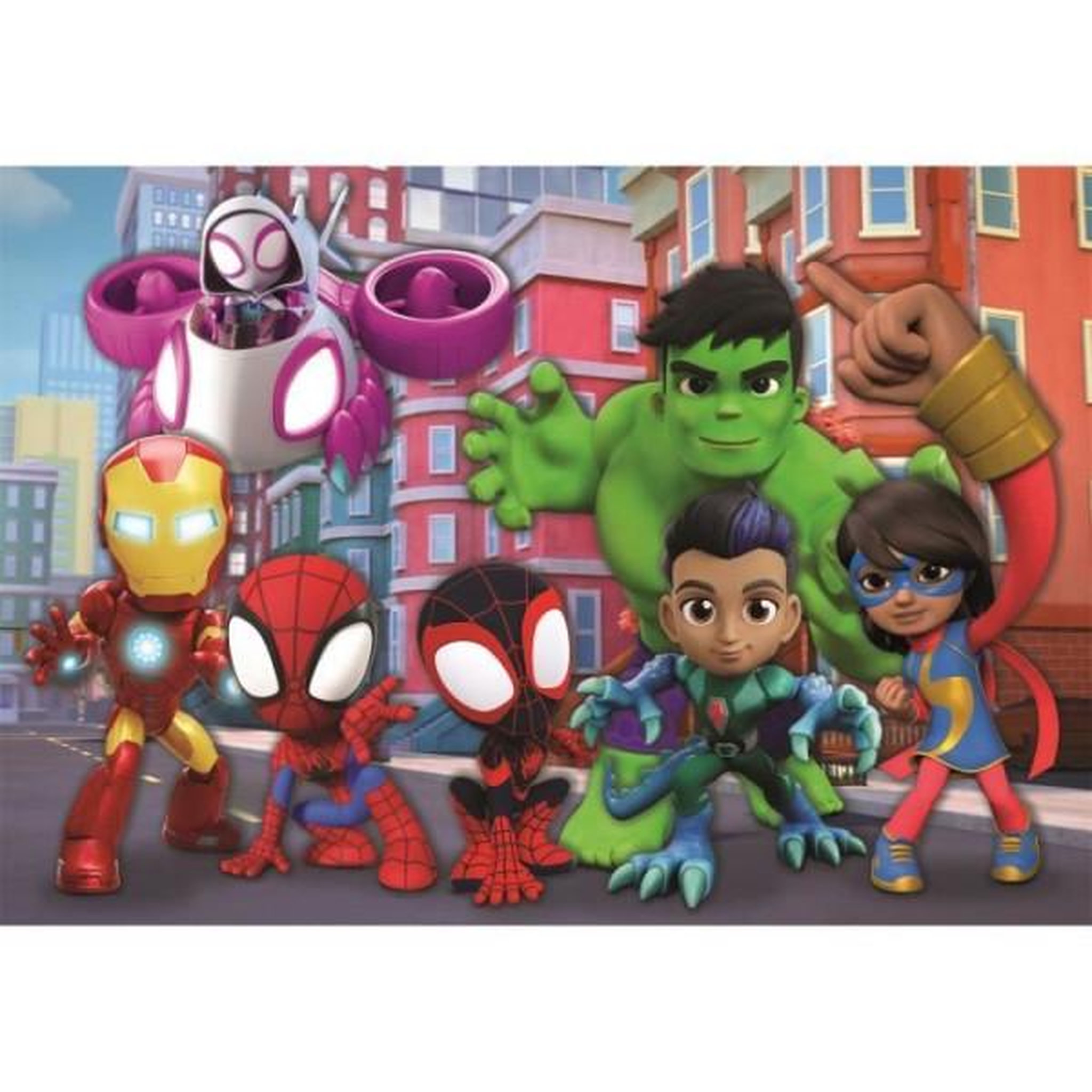 Voir la diapositive 2 : CLEMENTONI Clementoni - 24 pieces maxi - spidey et ses amis extraordinaires