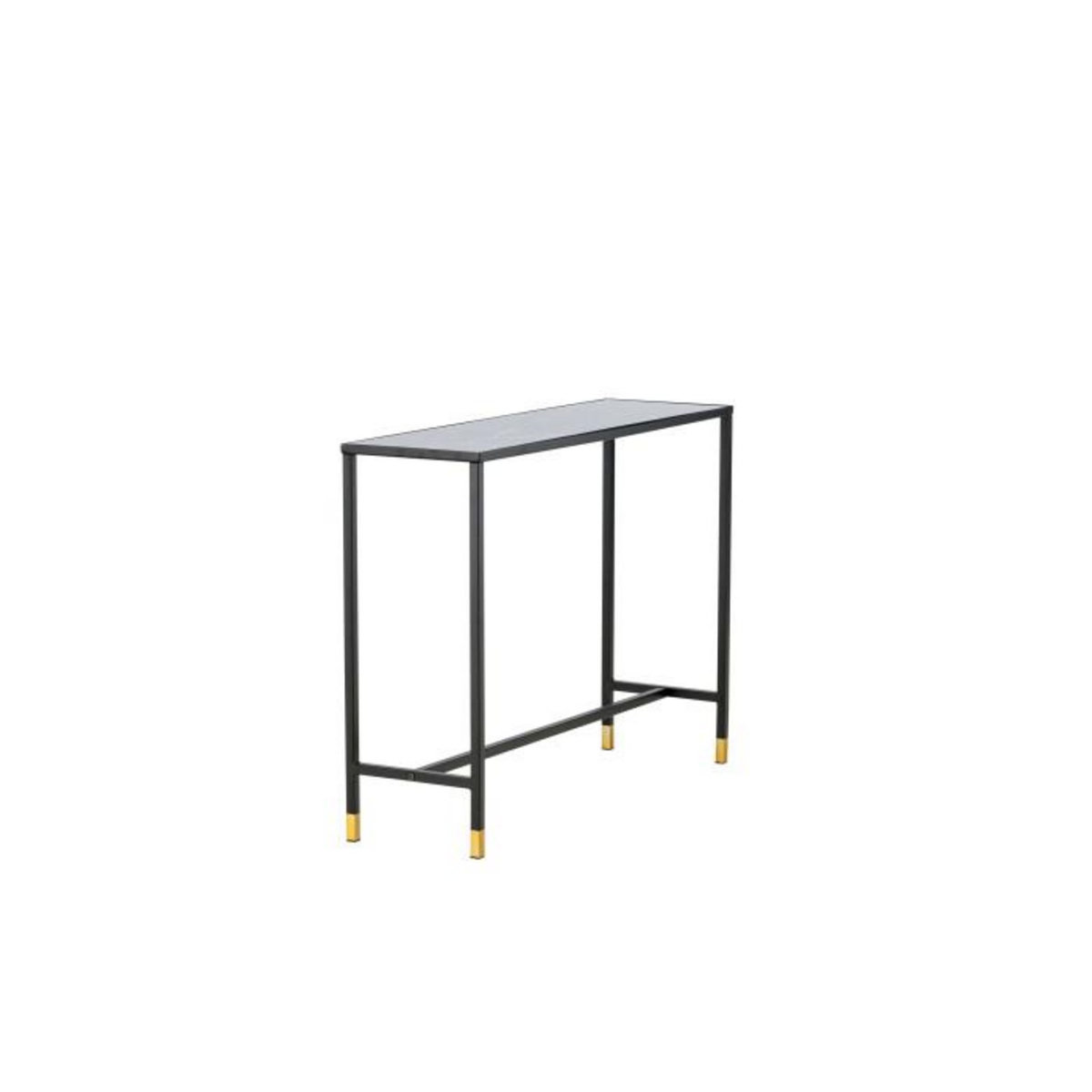 Paris Prix Console Design en Verre  Dipp  100cm Noir
