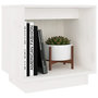Voir la diapositive 3 : VIDAXL Table de chevet Blanc 40x30x40 cm Bois de pin solide