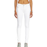 DIESEL Jean Slim Blanc Femme Diesel 2015 Babhila. Coloris disponibles : Blanc