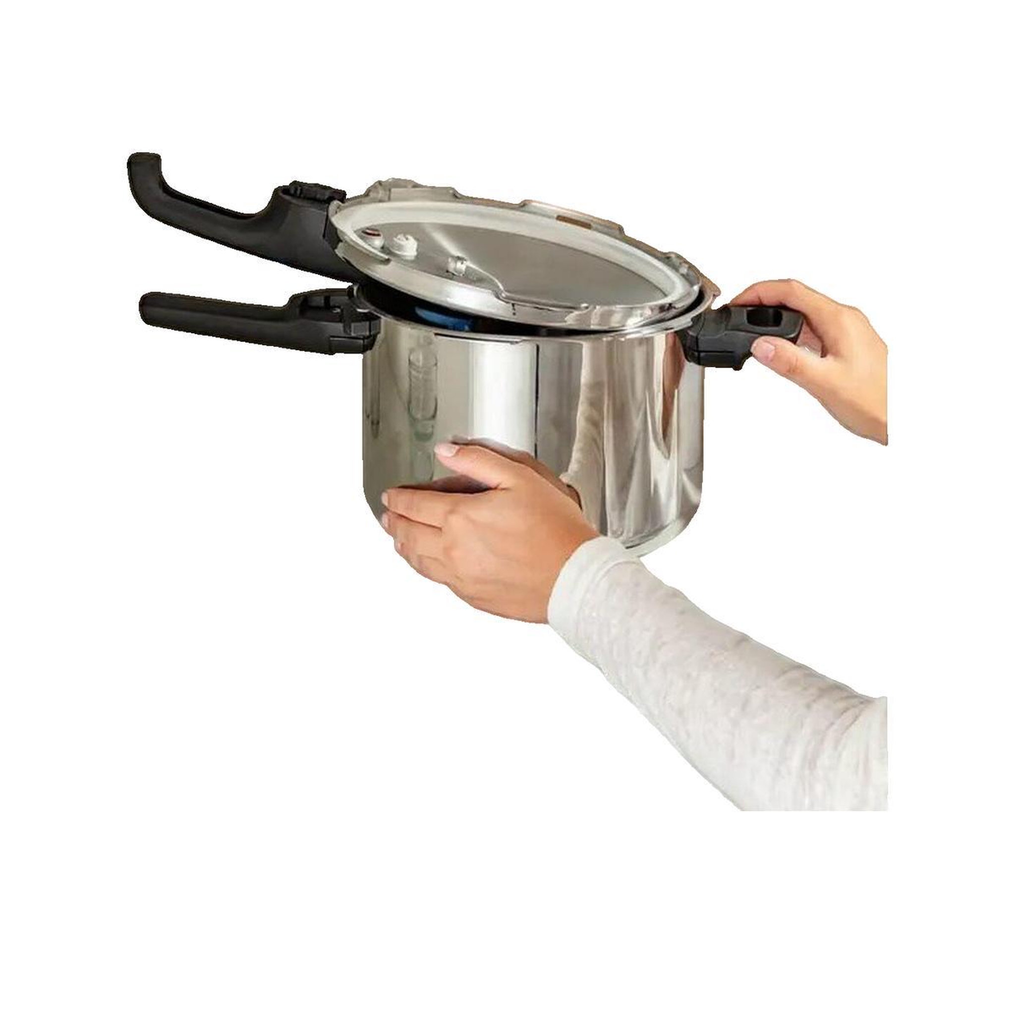 Voir la diapositive 3 : TEFAL Autocuiseur Tefal Secure Trendy 6 litres bleu et noir