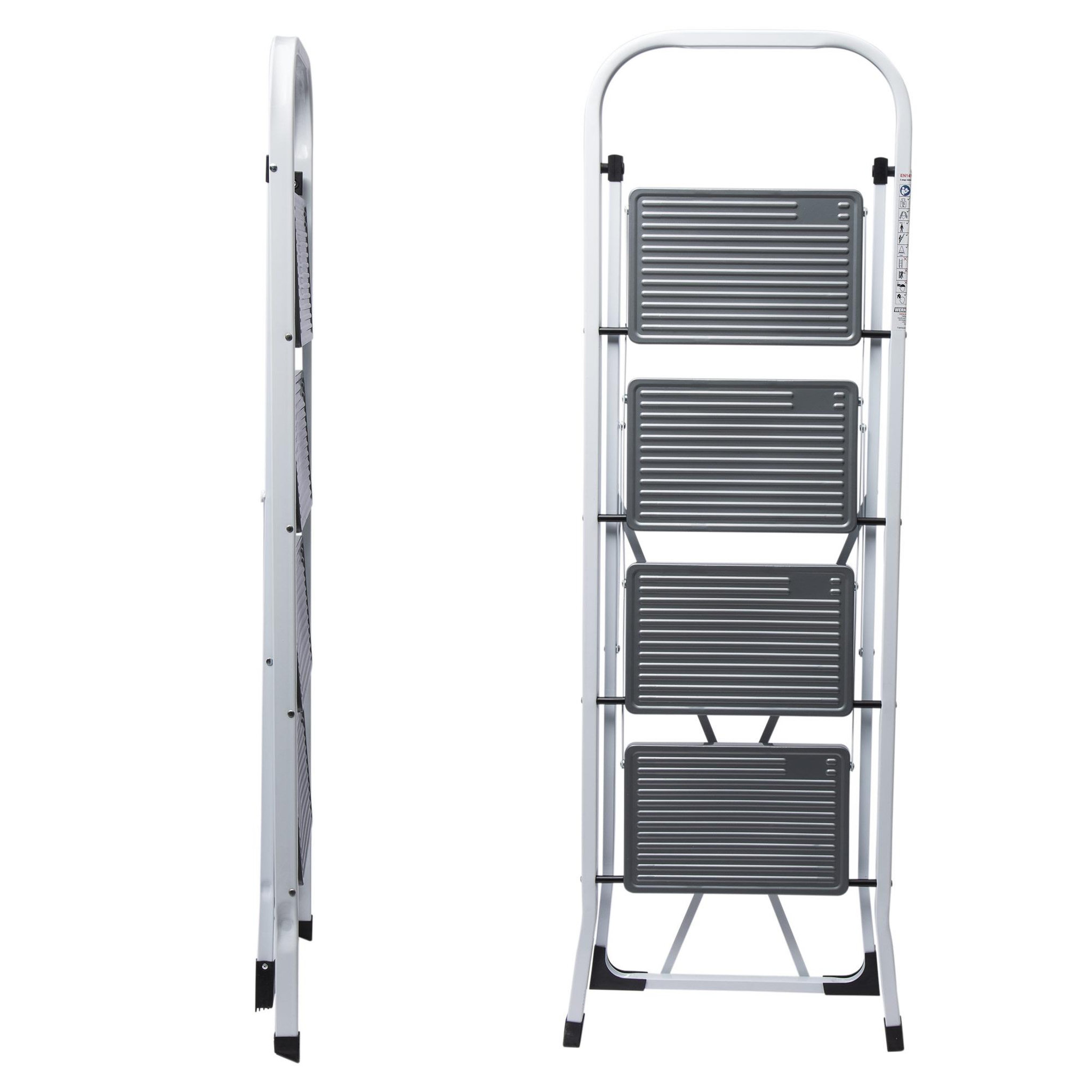 Voir la diapositive 4 : WERKAPRO Marchepied pliable  4 marches  werka pro
