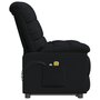 Voir la diapositive 5 : VIDAXL Fauteuil electrique de massage Noir Tissu