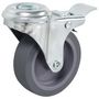 Voir la diapositive 3 : VIDAXL 24 pcs Roulettes pivotantes a trou de boulon 75 mm