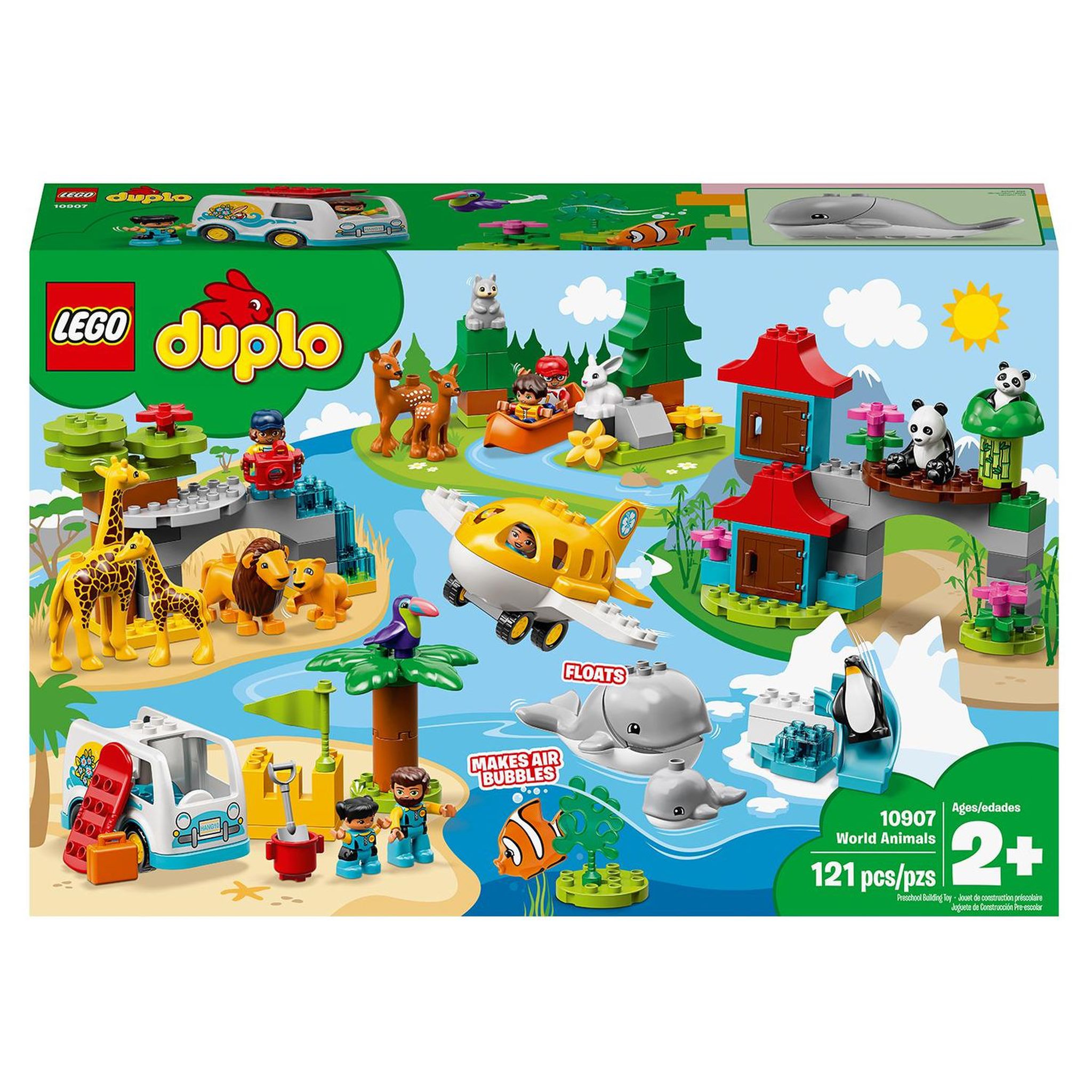 Voir la diapositive 1 : LEGO DUPLO 10907 - Les animaux du monde