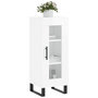 Voir la diapositive 3 : VIDAXL Buffet Blanc brillant 34,5x34x90 cm Bois d'ingenierie