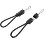 ADEQWAT Câble Lightning vers USB noir 20cm Porte-cles