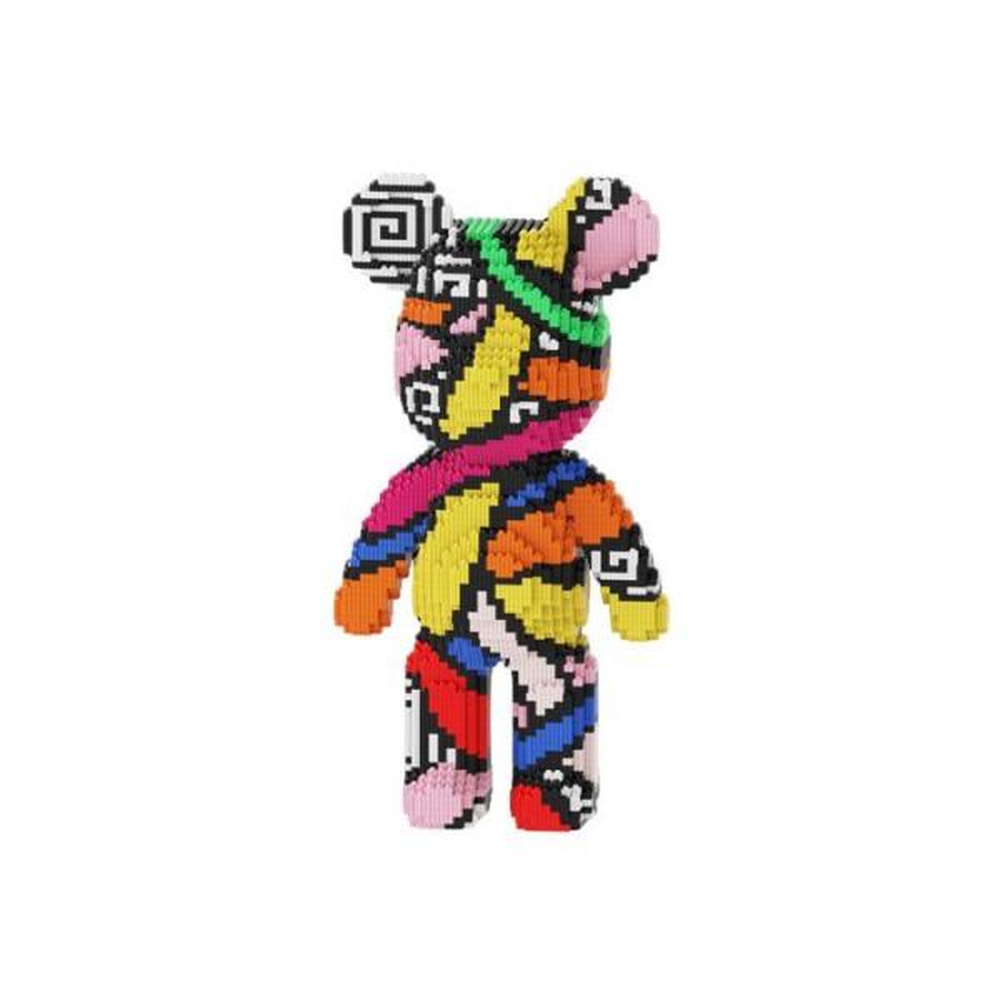 Voir la diapositive 4 : SILVERLIT Jeu de construction artistique - SILVERLIT - Brik Haus Ours XXL - Plus de 3600 pièces - Objet déco contemporain