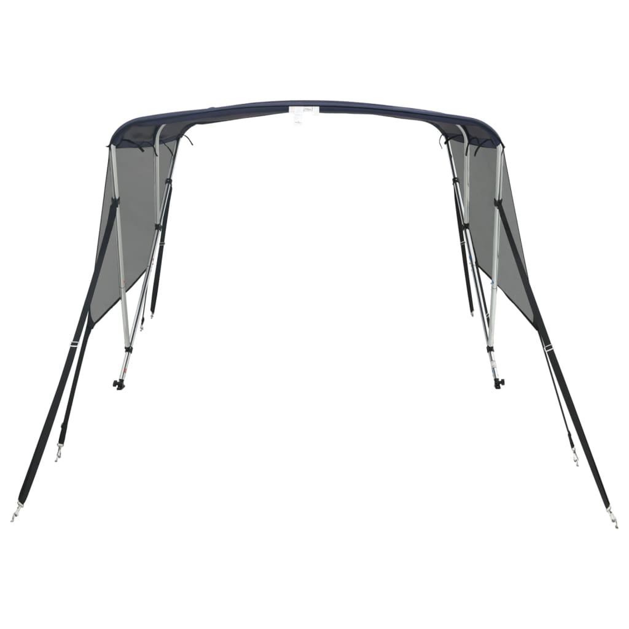 Voir la diapositive 4 : VIDAXL Toit bimini a 3 arceaux parois en maille 183x(170-182)x137 cm
