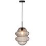 Voir la diapositive 2 : Paris Prix Lampe Suspension en Verre  Cuillere Miel  160cm Gris
