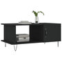 Voir la diapositive 3 : VIDAXL Table basse noir 90x50x40 cm bois d'ingenierie