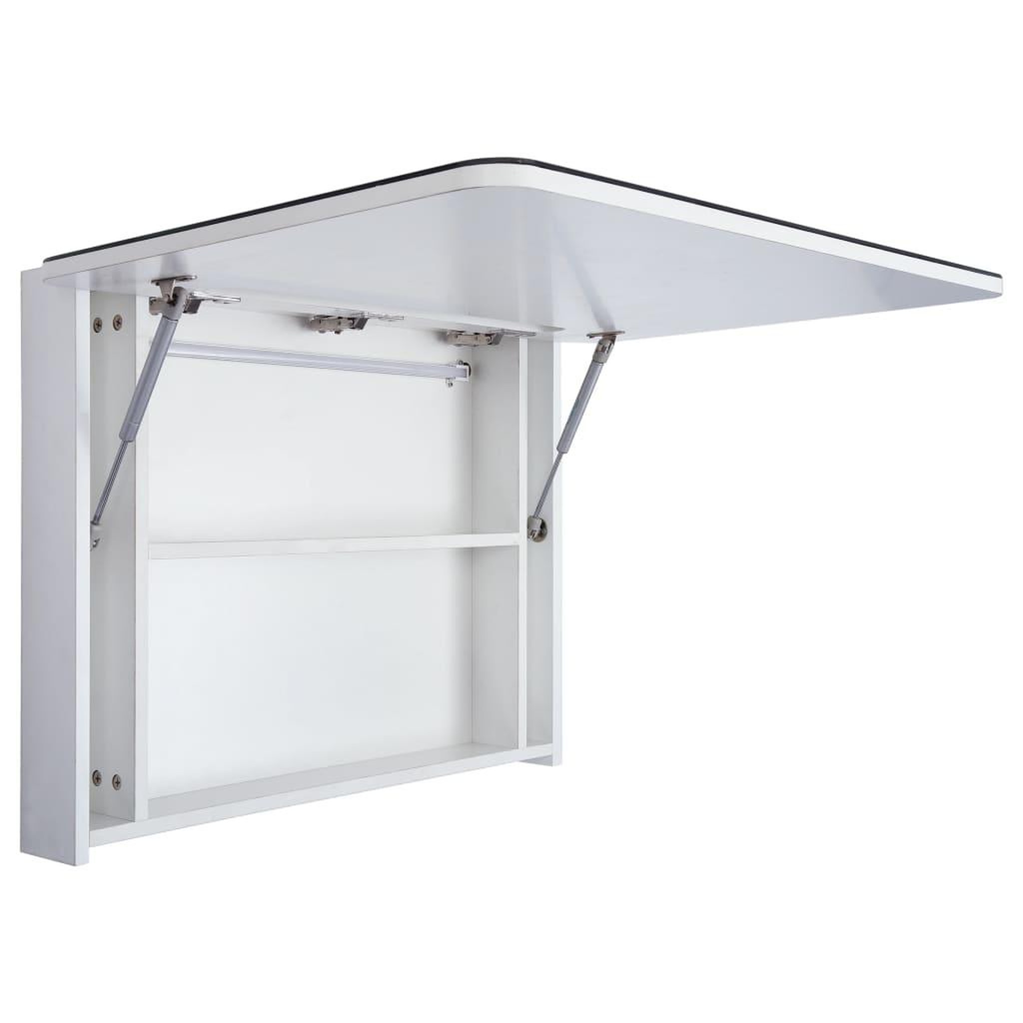 Voir la diapositive 5 : VIDAXL Armoire de salle de bain a miroir led 80x9,5x55 cm