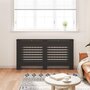 Voir la diapositive 3 : VIDAXL Cache-radiateur noir 152x19x81,5 cm MDF