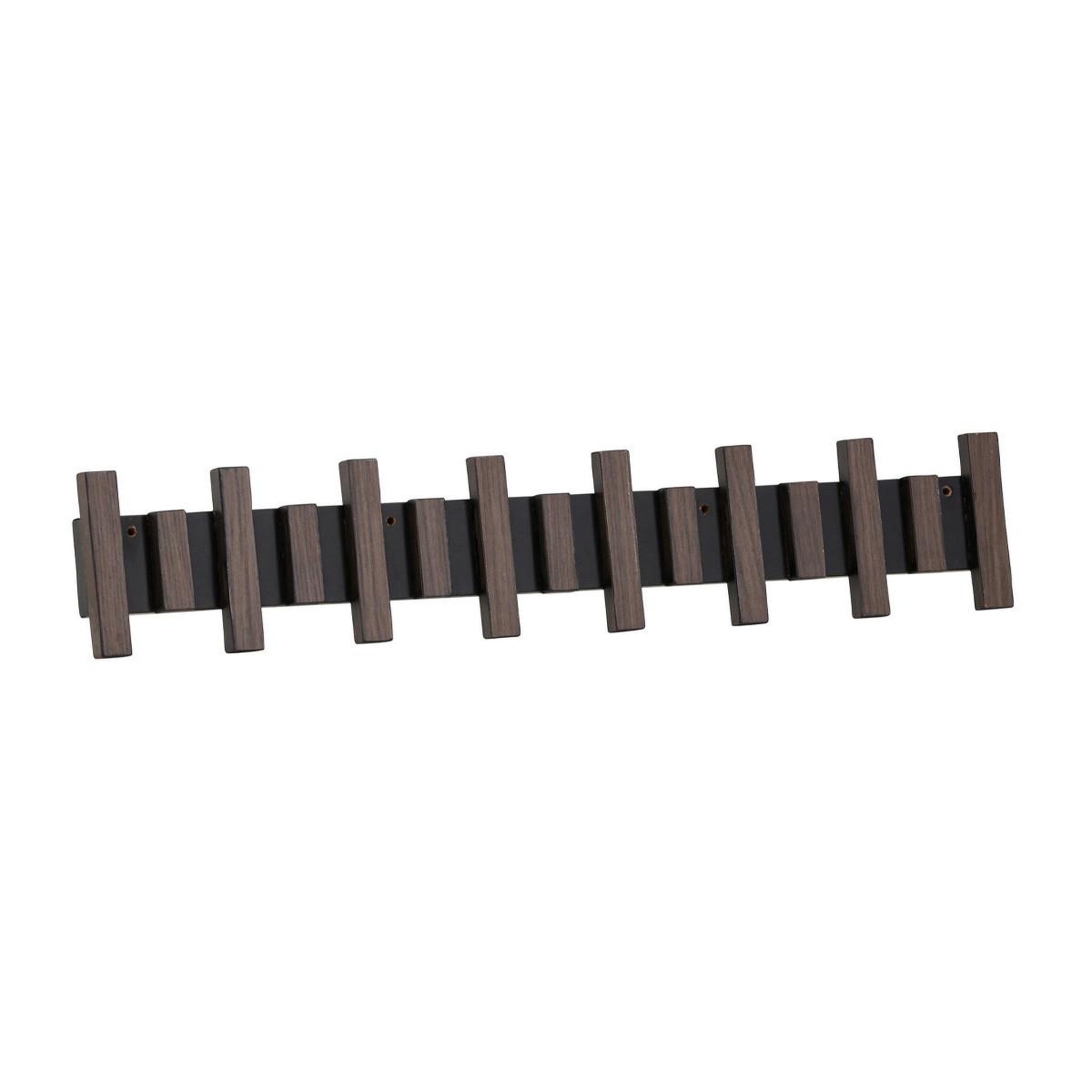 Paris Prix Patère design 8 crochets  nimes  75cm marron