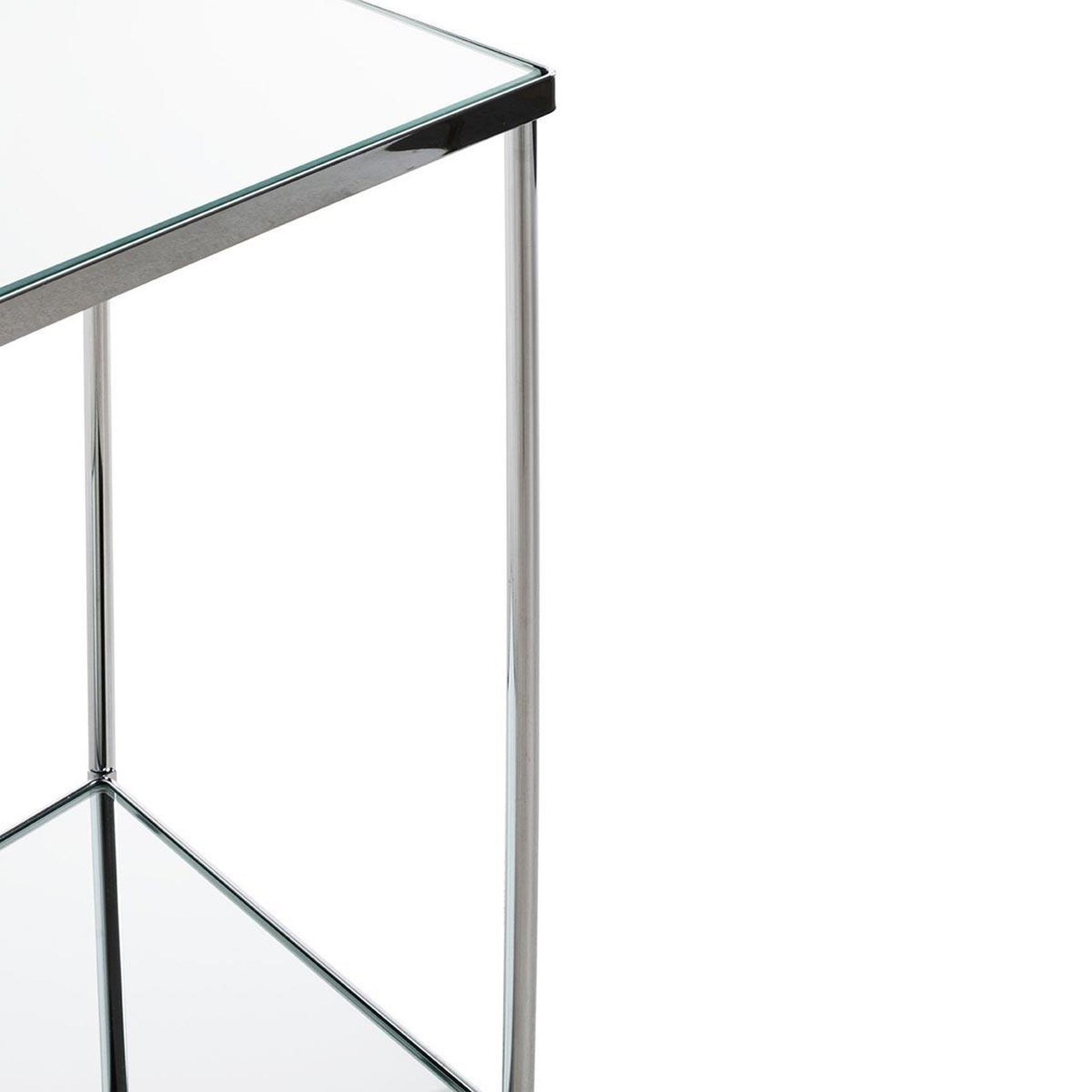 Voir la diapositive 3 : Paris Prix Sellette design carrée  palace  66cm chrome