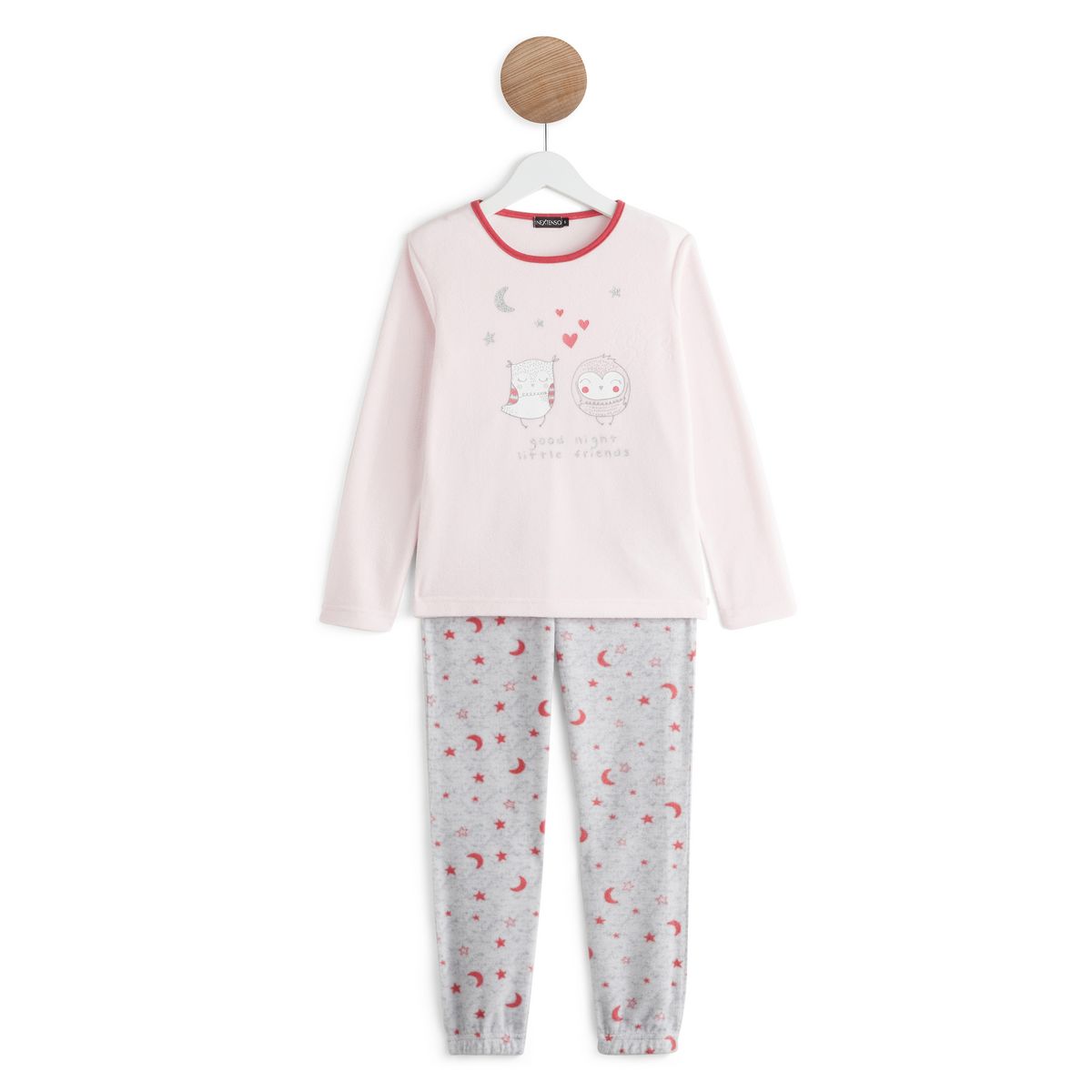 IN EXTENSO Ensemble pyjama polaire hibou fille