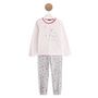 Voir la diapositive 1 : IN EXTENSO Ensemble pyjama polaire hibou fille