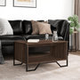 Voir la diapositive 3 : VIDAXL Table basse chene marron 75x51x40 cm bois d'ingenierie