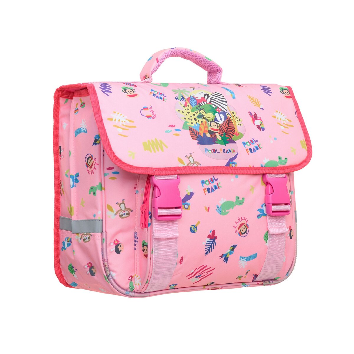 Cartable 38 cm rose PAUL FRANK