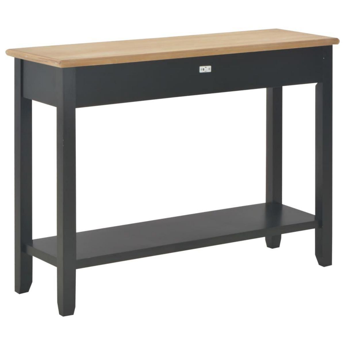 VIDAXL Table console Noir 110x35x80 cm Bois