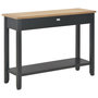 Voir la diapositive 4 : VIDAXL Table console Noir 110x35x80 cm Bois