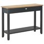 Voir la diapositive 4 : VIDAXL Table console Noir 110x35x80 cm Bois