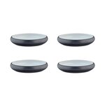 BJORN Assiette creuse GOURMET Ø21,5cm - 4 pièces - Onyx