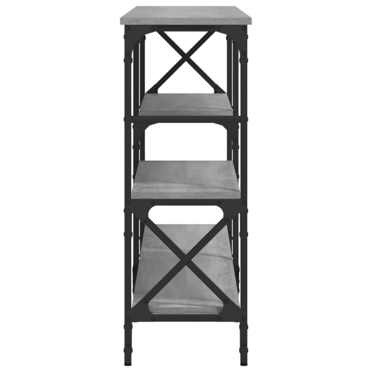 VIDAXL Table console sonoma gris 180x29x76,5 cm bois d'ingenierie