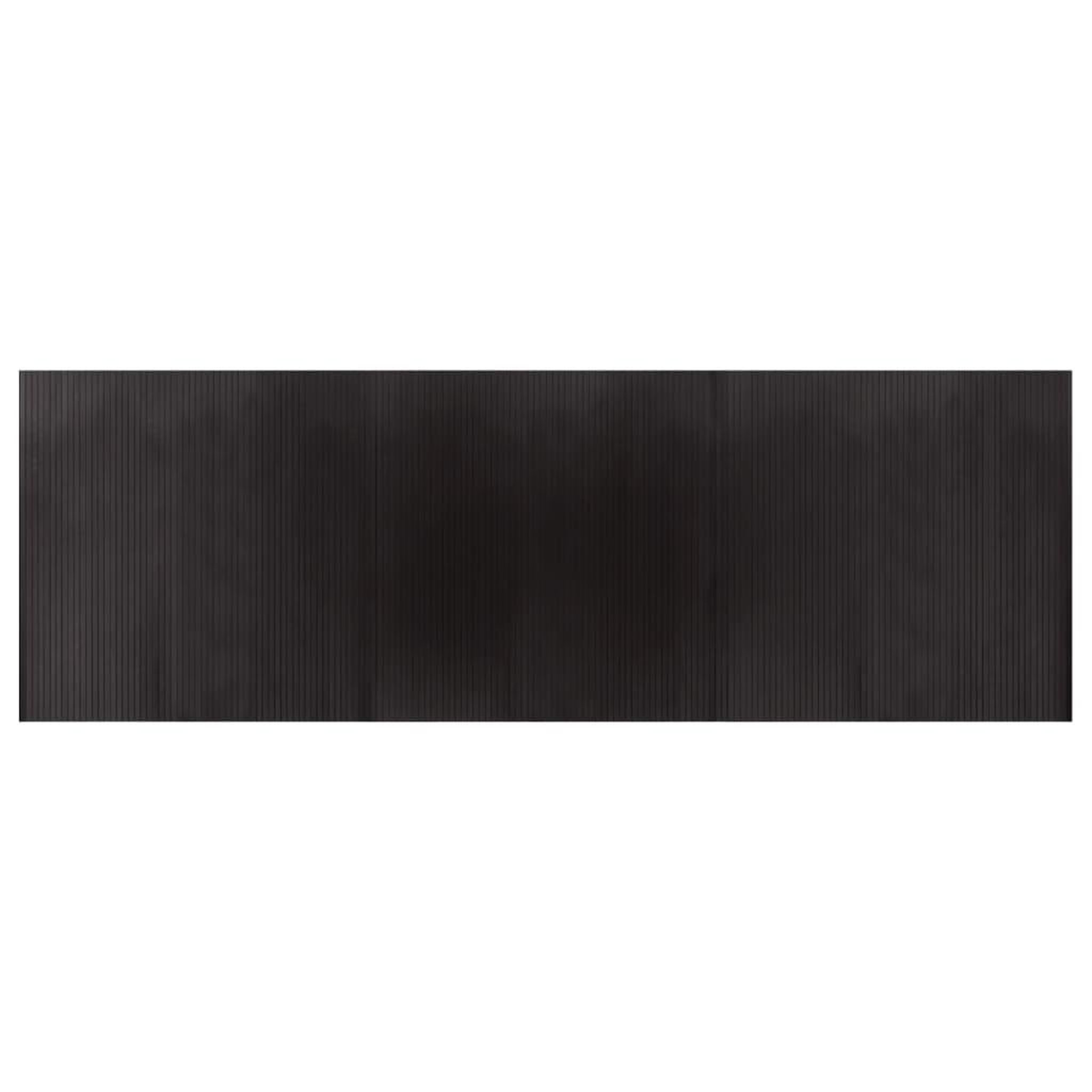 Voir la diapositive 2 : VIDAXL Tapis rectangulaire marron fonce 100x300 cm bambou