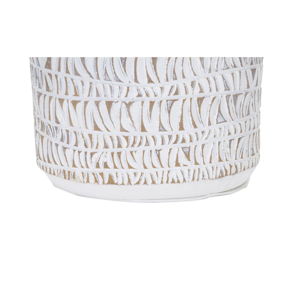 Paris Prix Lampe à Poser en Résine  Nairobi  60cm Blanc & Naturel