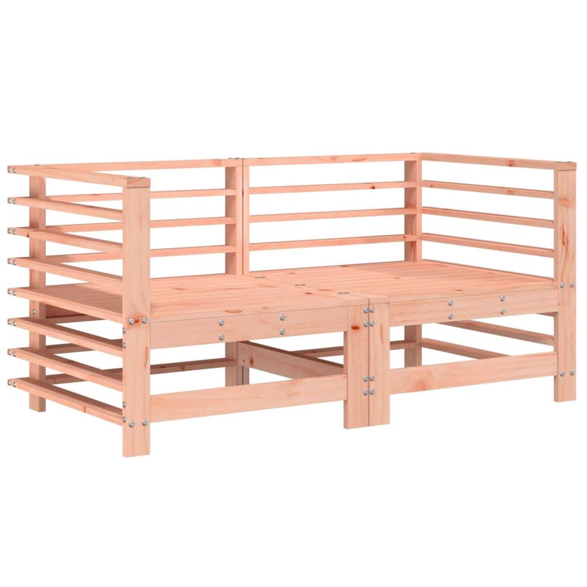 Voir la diapositive 3 : VIDAXL Canapes d'angle avec coussins 2 pcs bois massif douglas