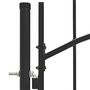 Voir la diapositive 4 : VIDAXL Portail de jardin Acier 1 x 2 m Noir