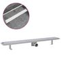 Voir la diapositive 2 : VIDAXL Drain de douche lineaire 930x140 mm acier inoxydable